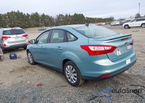 2012 Ford Focus Se from USA, damaged, VIN 1FAHP3F29CL260785